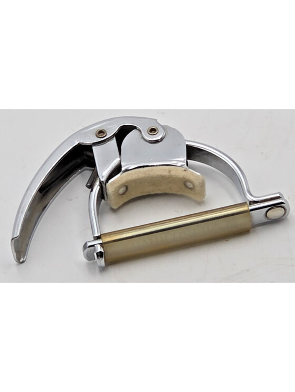 Vintage Hamilton USA KB19A Fast Action Guitar Capo Chrome Spring Lever 1960s/70s